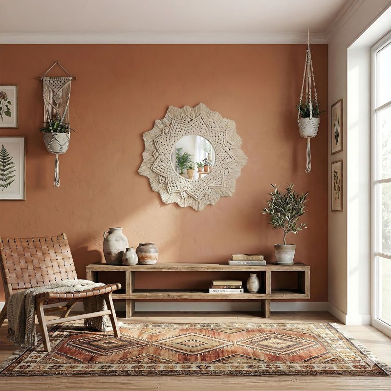 Boho Wall Mirror REA 322051 60cm