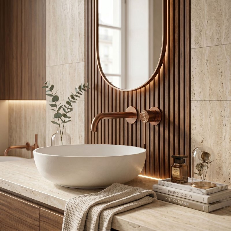 Washbasin Tap Rea Foster + Box Brush Copper