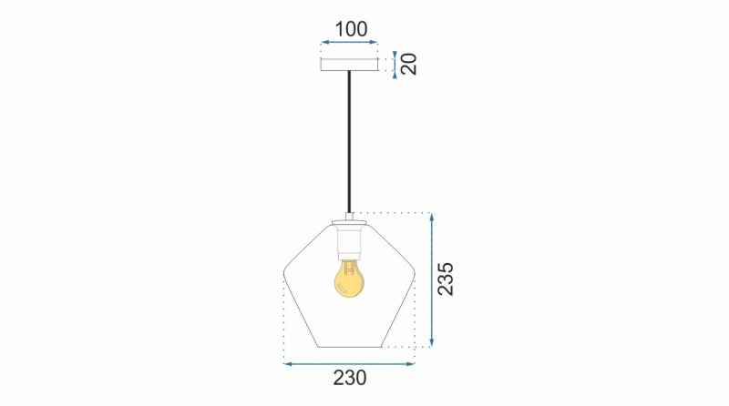 Lamp APP439-1CP APP440-1CP Transparent