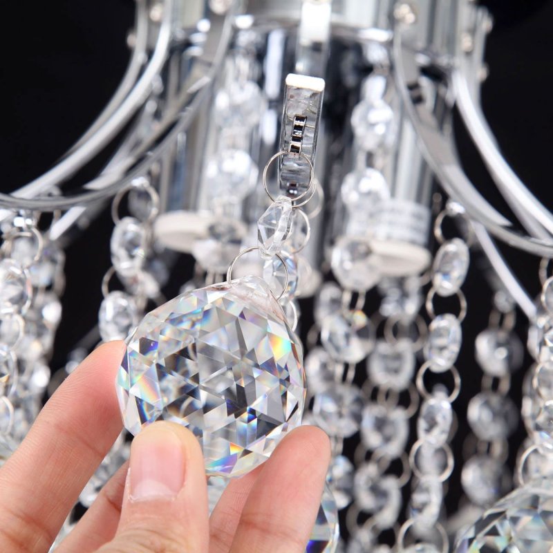 Chandelier Toolight APP784-3C Crystal 3-light points E14 40x40x40cm