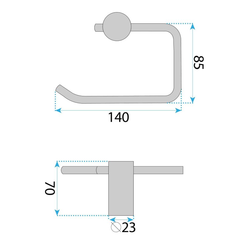 Toilet Paper Holder Rea A62309Rg Copper