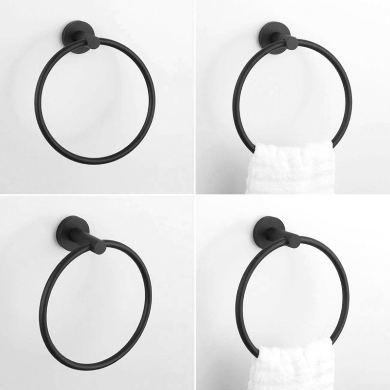 Bathroom hanger REA Black MIST 05