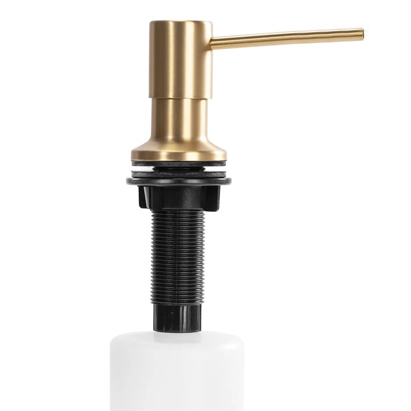 Soap dispenser REA Gold Brush round