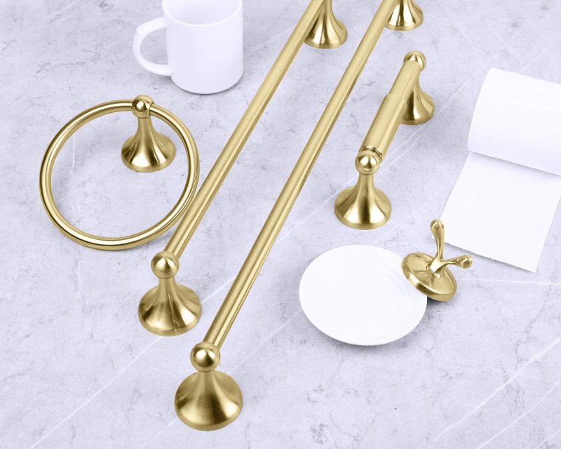 Bathroom hanger Brush Gold 332868