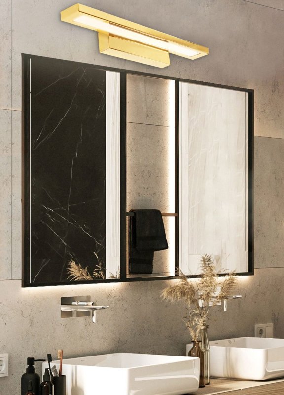 Bathroom Wall LED Light TOOLIGHT APP836-1W Gold 40cm 8W