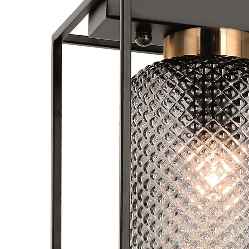 Chandelier Toolight APP1264-1C Metal / Glass E27