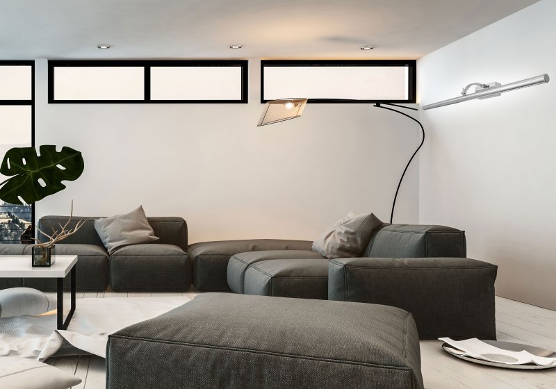 Bathroom Wall LED Light TOOLIGHT APP365-1W Chrome 7W 55cm