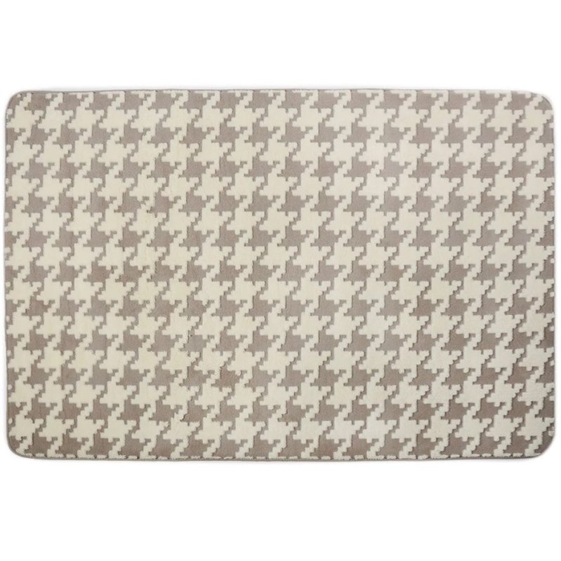 PLUSH CARPET CLOVER PEPITKA BEIGE 1.60*2.30