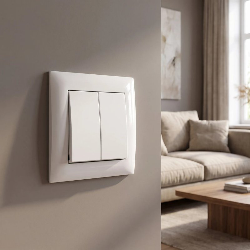 Toolight Double Switch Oste Jnh007-w White
