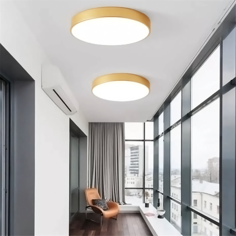 Ceiling Lamp Chandelier TOOLIGHT APP873-C Classic Gold 40cm Round 4-light points E27 40x8Cm