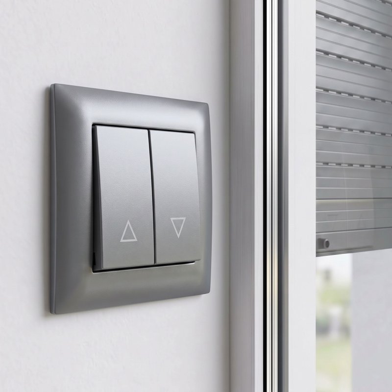 Toolight Venetian Blind Switch Oste Jnh009-w Grey