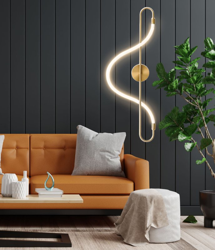 Wall LED Light Toolight APP858-W 24W gold