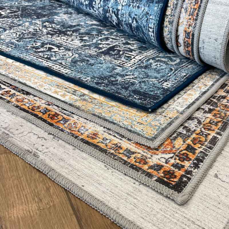 PLUSH DESIGN 2 1.80*2.60 BLUE