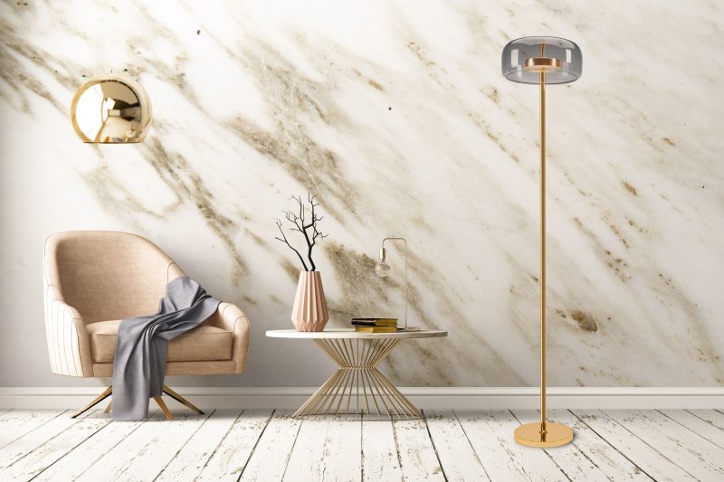 Floor Lamp LED APP749-1F Gold
