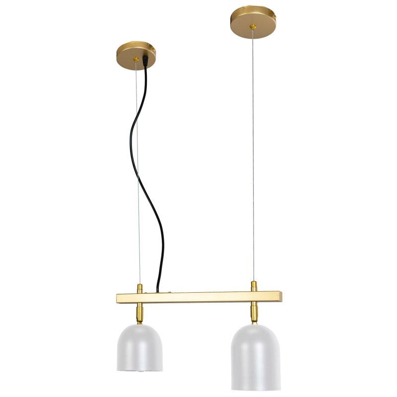 Pendant Lamp TOOLIGHT APP1032-2CP Gold White 2-light points E27 38x10x20-110cm