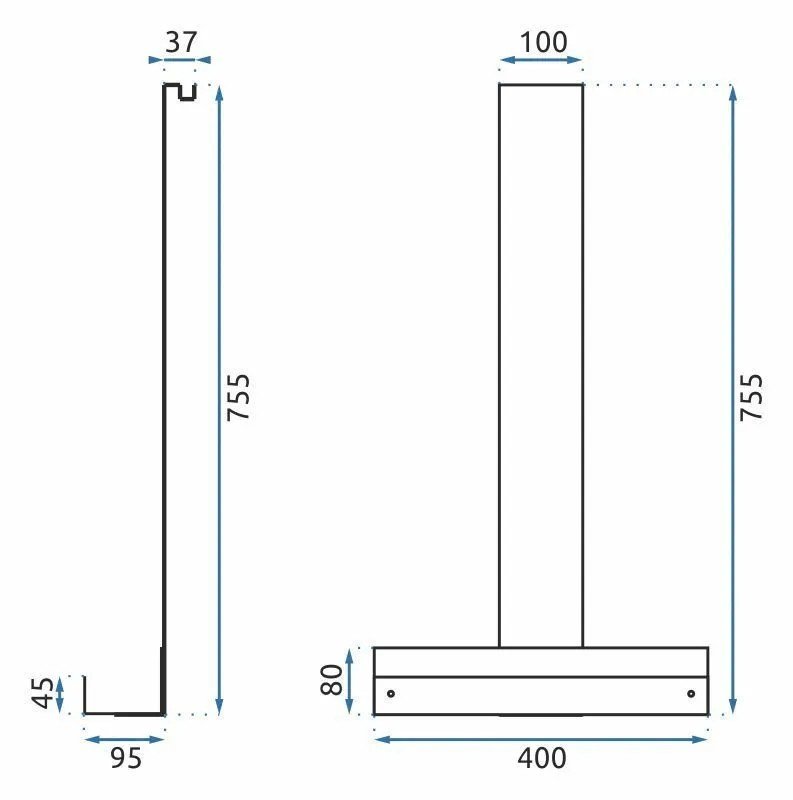 Shelf TORI Nickel Brushed