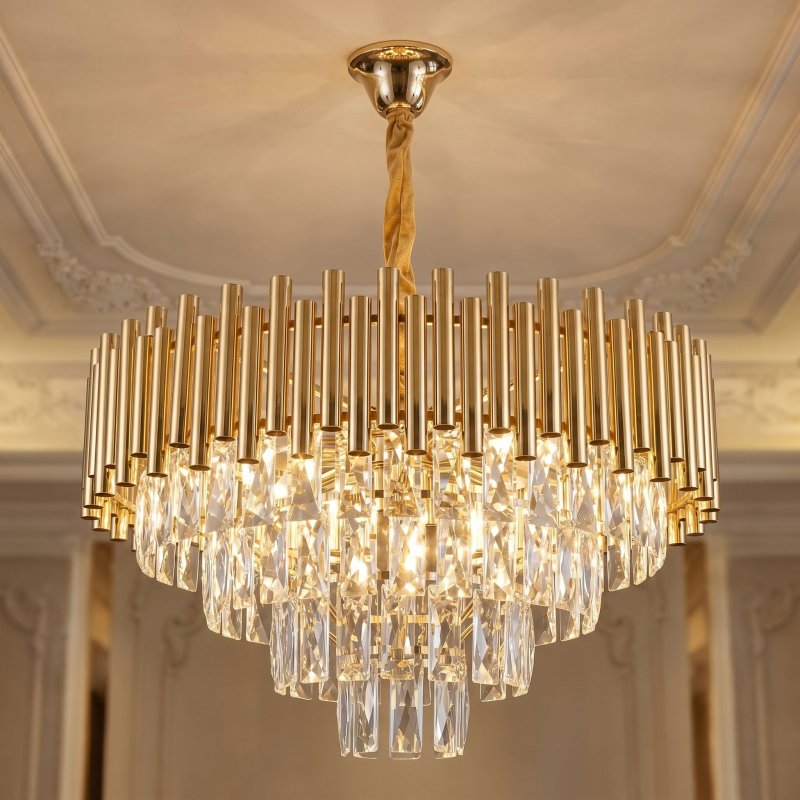 Ceiling Lamp Chandelier Toolight Swe103-Cp Gold