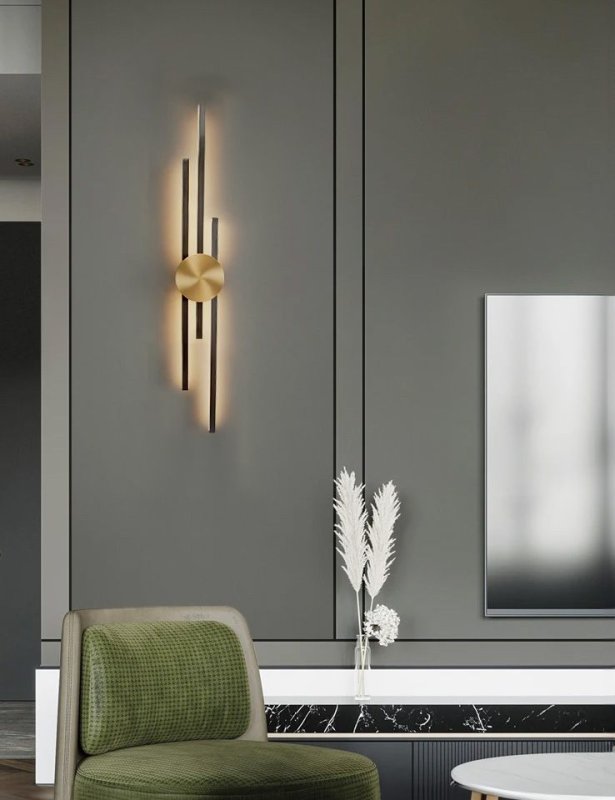 Wall lamp LED APP1437-W BLACK GOLD