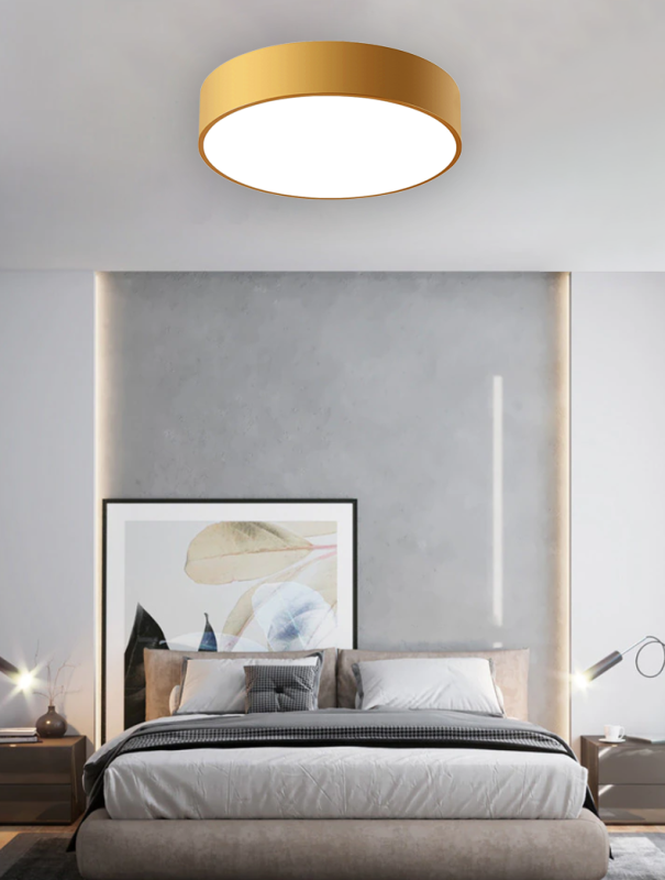 Ceiling Lamp Chandelier TOOLIGHT APP874-C Classic Gold 50cm Round 5-light points E27 50x8Cm