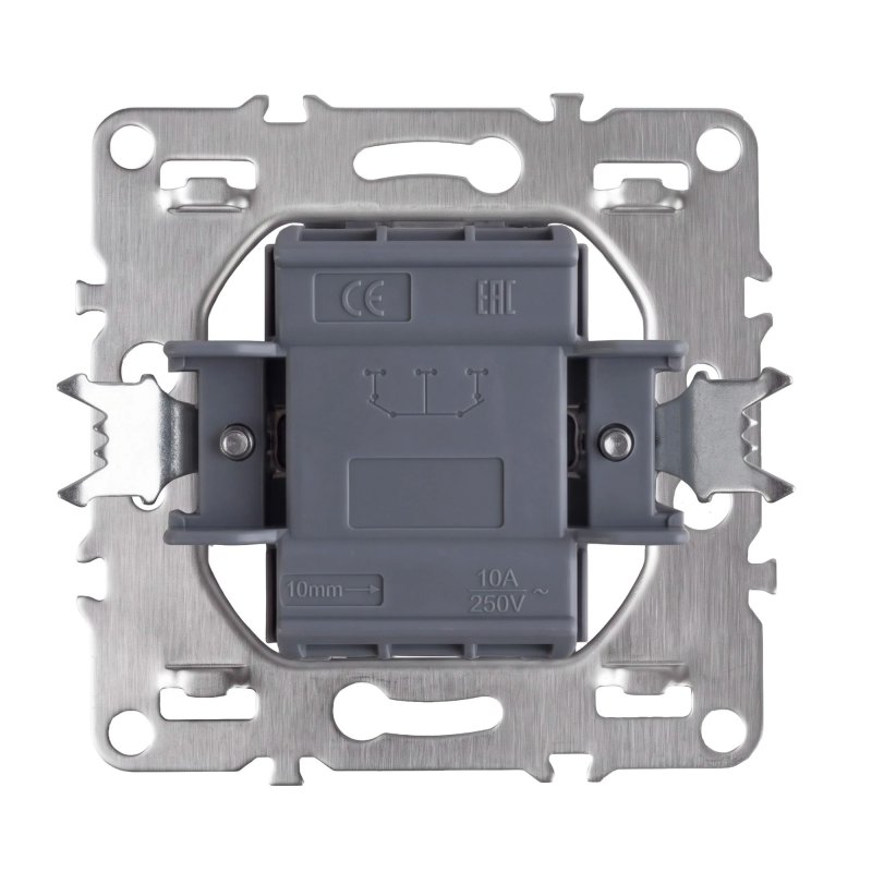 Toolight Single Switch With Frame Oste Jnh006-w Beige