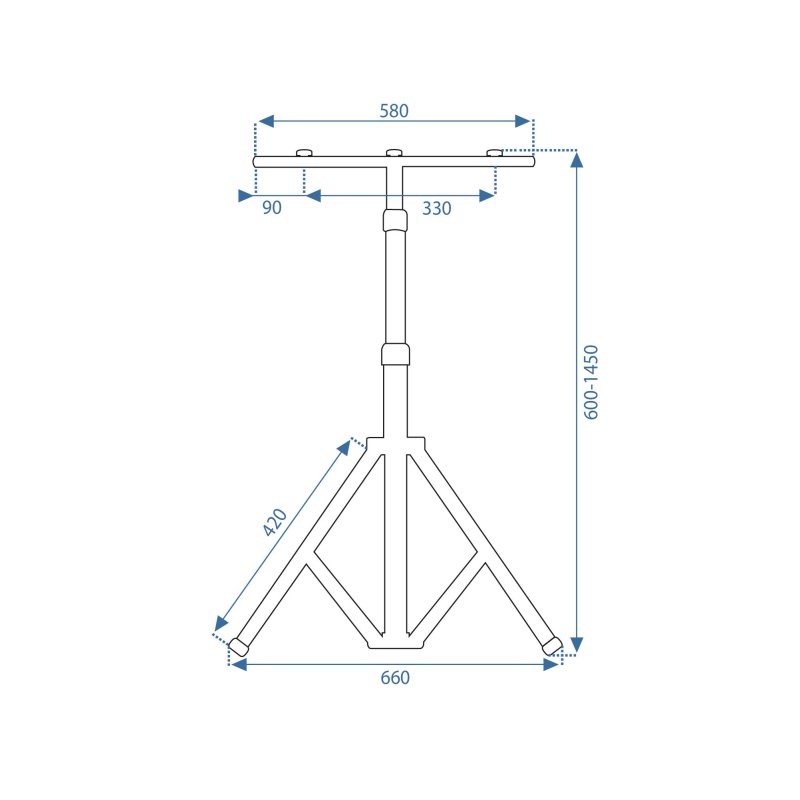 RSL016 halogen lamp stand