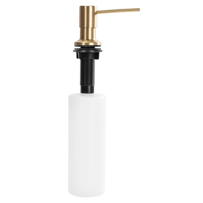 Soap dispenser REA Gold Brush round