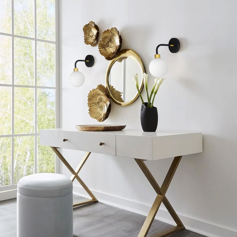 Wall lamp APP1301-1W Black Gold