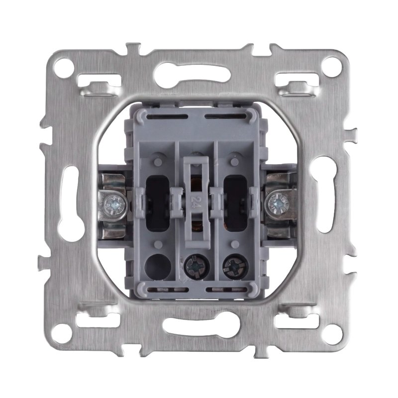 Toolight Single Switch With Frame Oste Jnh006-w Grey