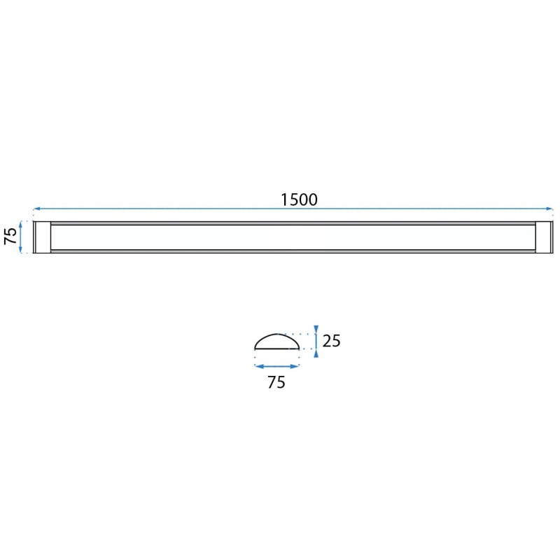Panel LED 150cm WHITE 42W
