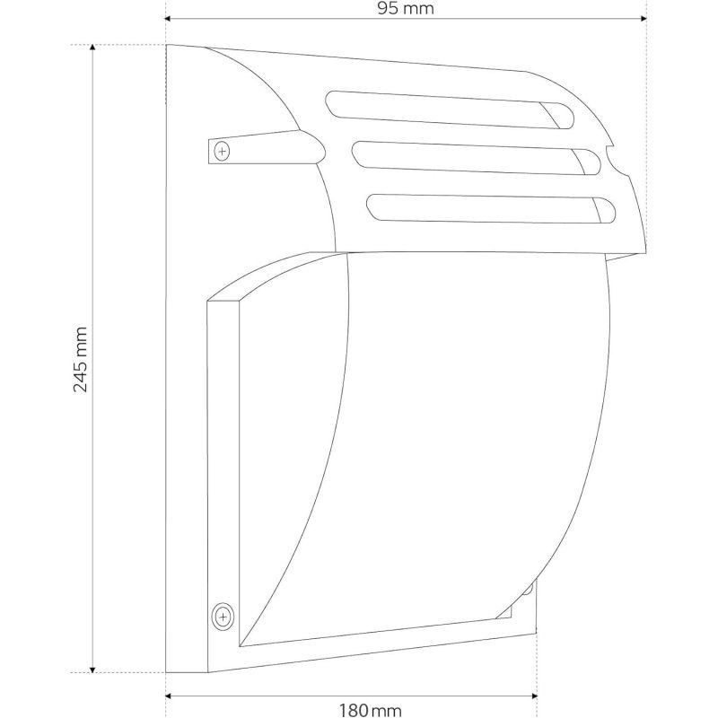 Wall lamp RSL013-1W Black