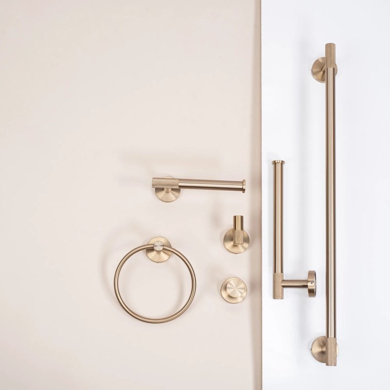 TOILET PAPER HOLDER REA 6611 MODERN BRUSH GOLD
