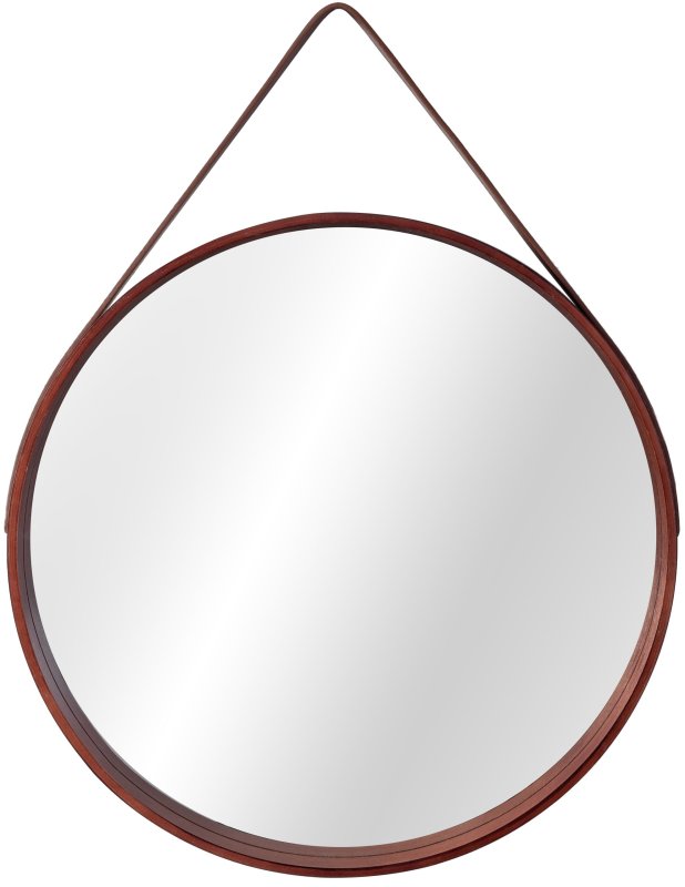 Mirror with Strap REA NBKL-19028 50 cm D.brown