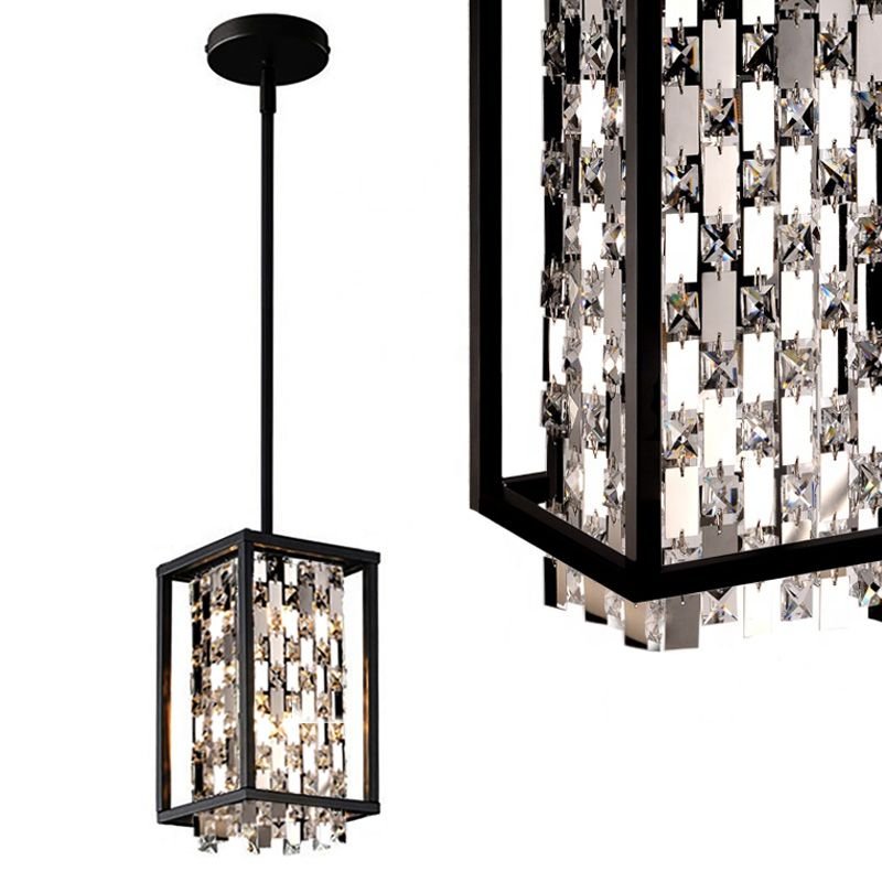 Pendant Lamp TOOLIGHT APP1110 PERPENDICULAIRE Metal Black E27 1-light point