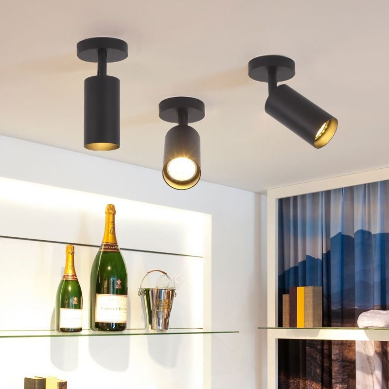 Ceiling Lamp Chandelier TOOLIGHT APP1244-1C Black GU10
