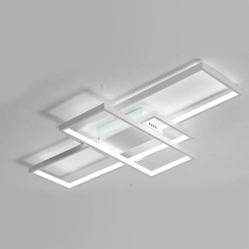 Ceiling LED Lamp Chandelier TOOLIGHT APP660 Modern White + Remote Control 3-light points 50x90Cm