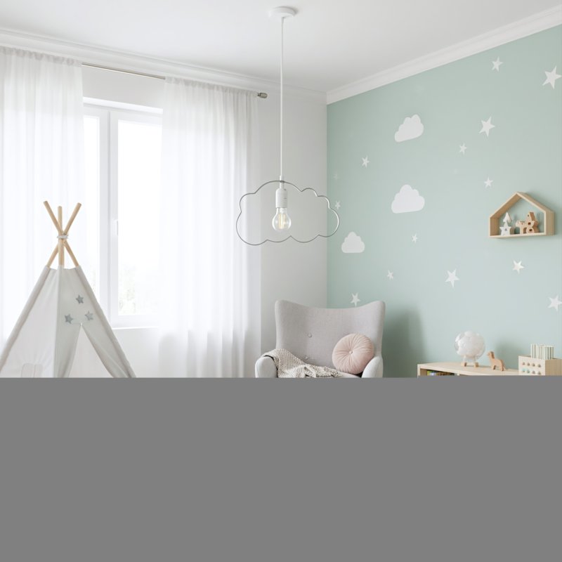 Lamp Cloud Grey 34,5x34,5x99,5cm