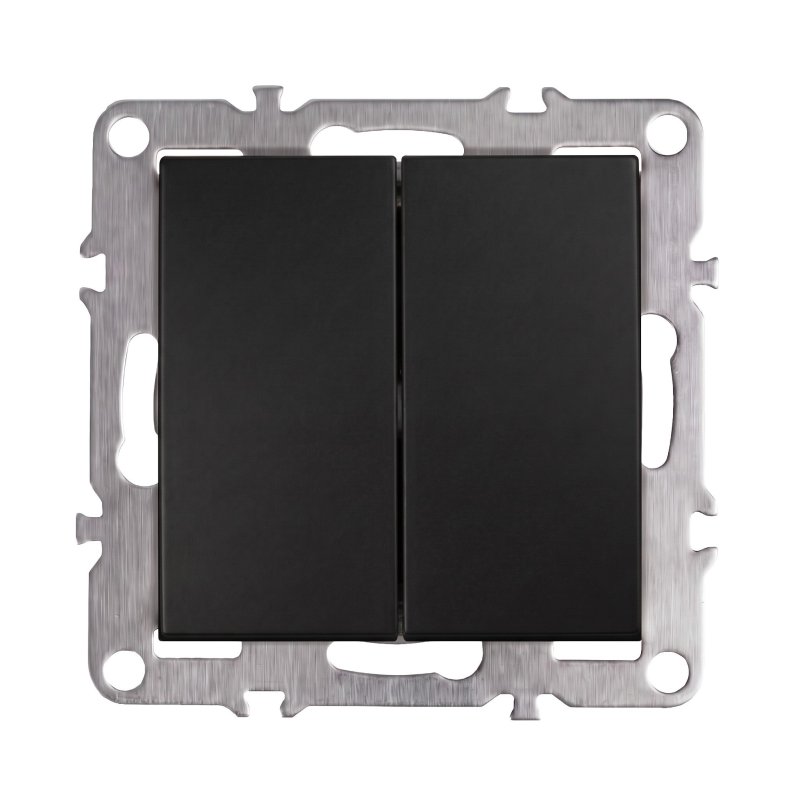Toolight Double Switch Oste Jnh007-w Black