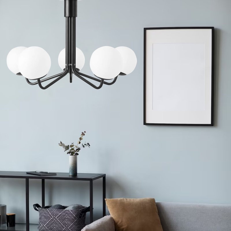 LAMP APP1578-5CP BLACK MAT