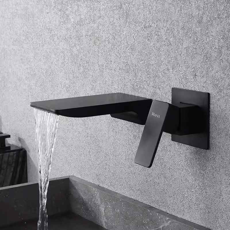Concealed Basin Faucet REA Mason Black