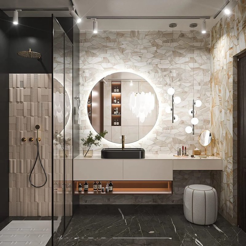 Bathroom LED Mirror REA HZJ 80cm