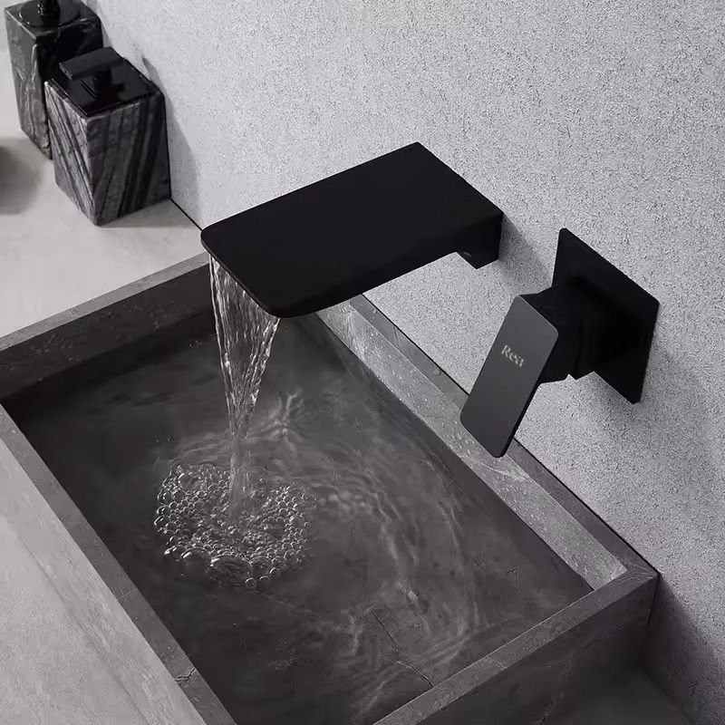 Concealed Basin Faucet REA Mason Black