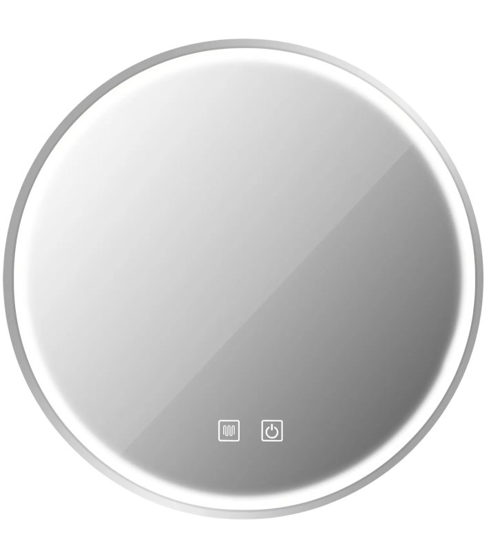 Mirror LED 70cm MMJ BRUSH SILVER
