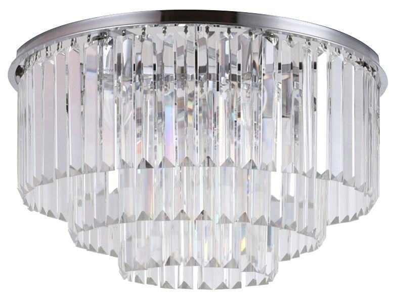 Ceiling Lamp Chandelier TOOLIGHT APP780-7C Cristal Round 7-light points E14 40x40x23,5Cm