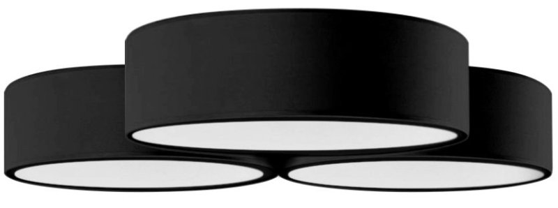 Ceiling Lamp Chandelier TOOLIGHT APP878-C Triangle Black 40cm 6-light points E27 49x46x8Cm