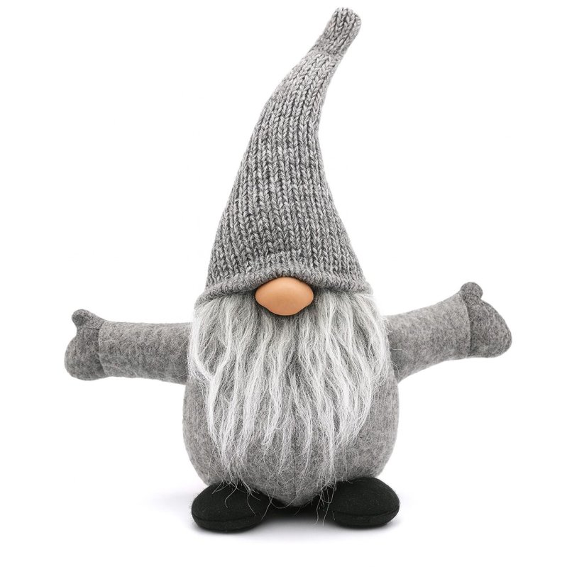 Chrismas Gnome 35cm YX045 GREY