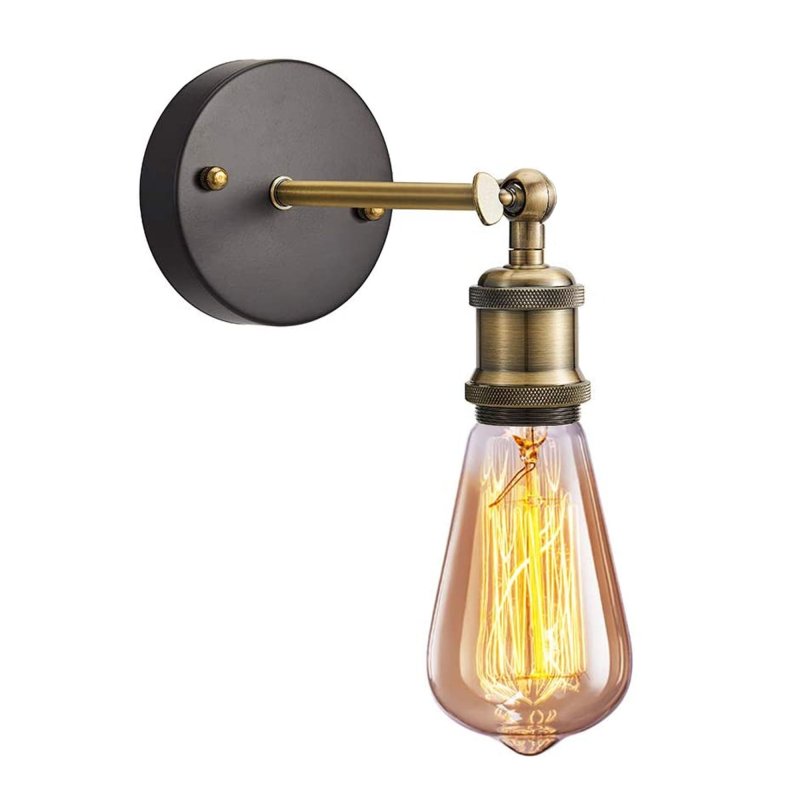 Wall Light Toolight APP618-1W E27 black / gold