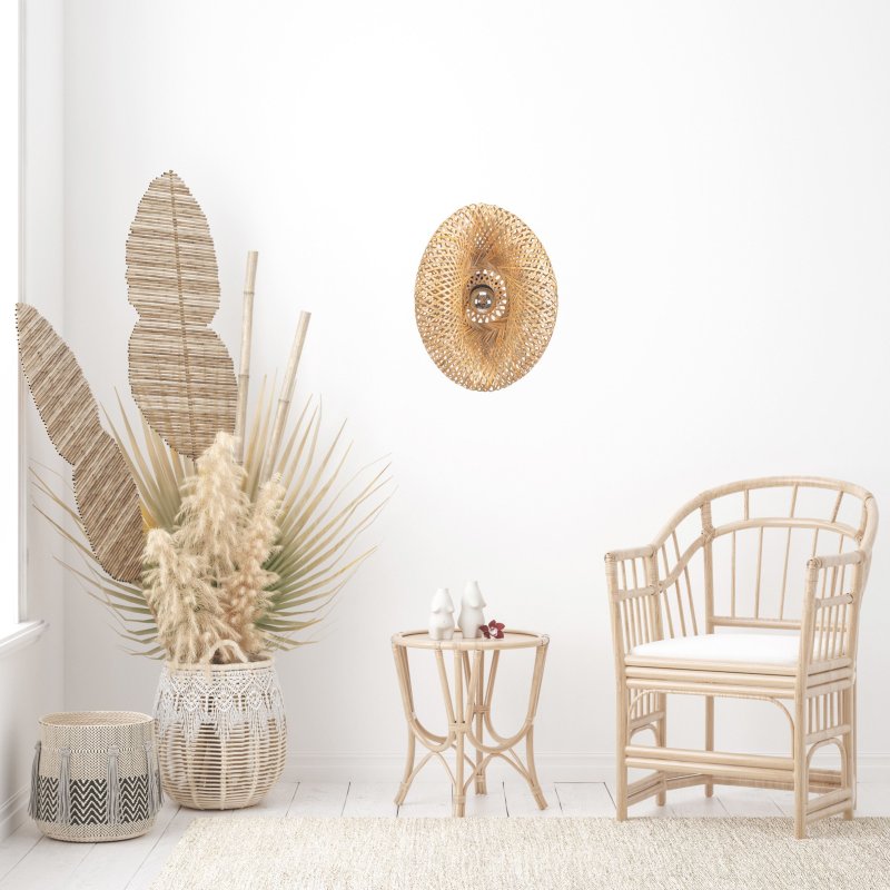 Wall Light Toolight APP1331-1W E27 brown