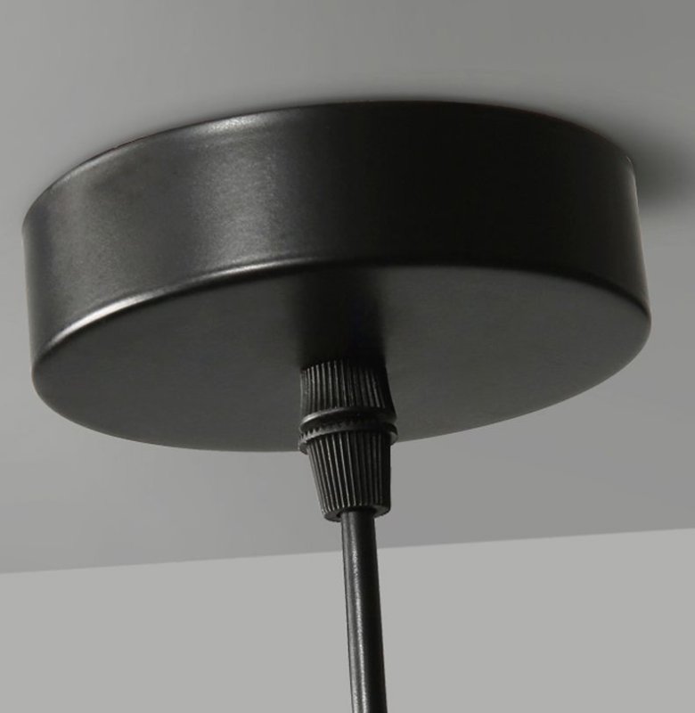 Pendant Lamp TOOLIGHT APP1027-1CP Black Round 1-light point E27 25x25x45-100cm