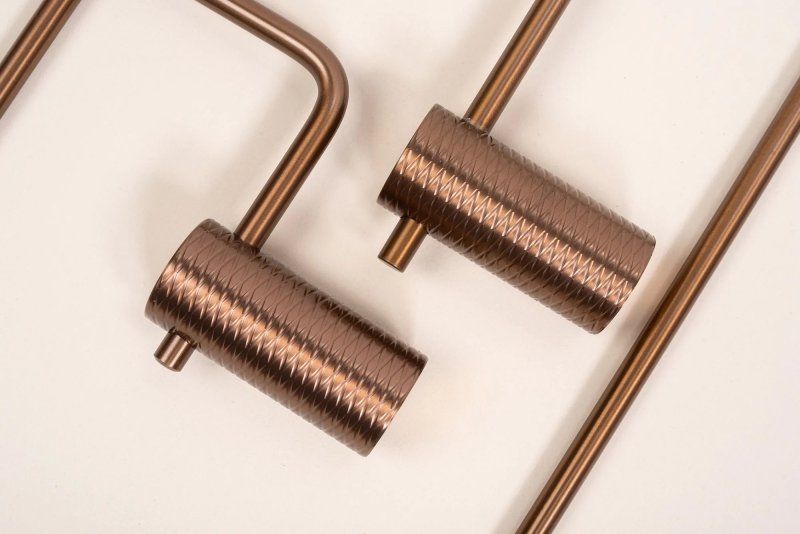 TOILET PAPER HOLDER REA 9711 PRISM BRUSH COPPER