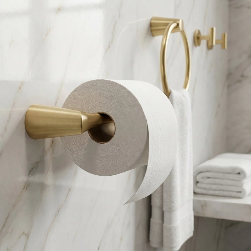 Paper Holder Rea Vibe 16205 Brush Gold